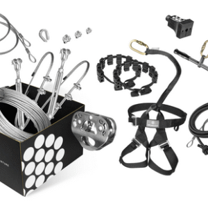Zipline Kit for Backyard (Deluxe, 120 ft)