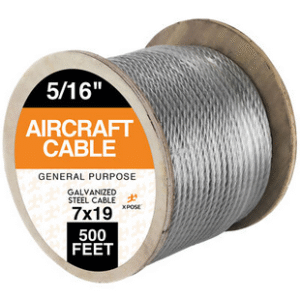 Cable Roll – 5/16″ 7×19 Galvanized Aircraft Cable