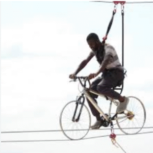 Backyard Zipliner (Race Car/Bicycle Handlebars