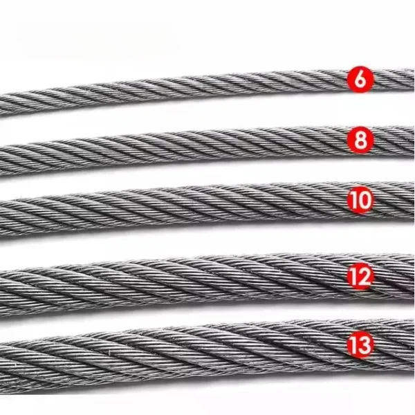 12mm galvanized Zipline  cable - Image 4