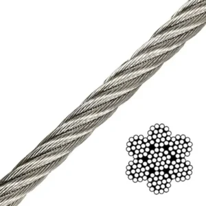 12mm galvanized Zipline  cable
